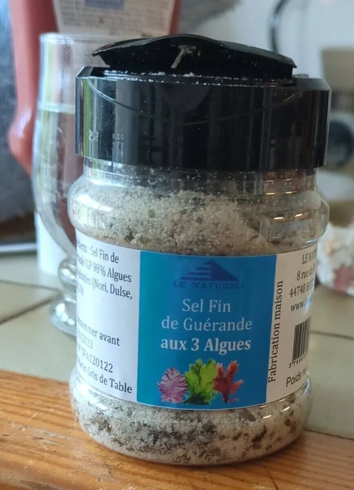 Sel fin de Guérande aux 3 algues