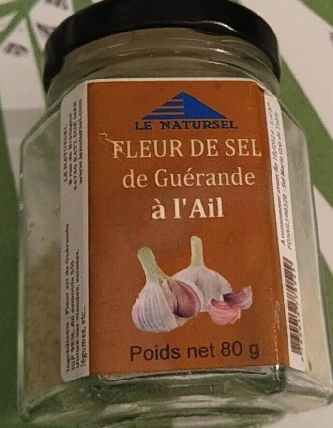Fleur de sel de Guérande à l'Ail