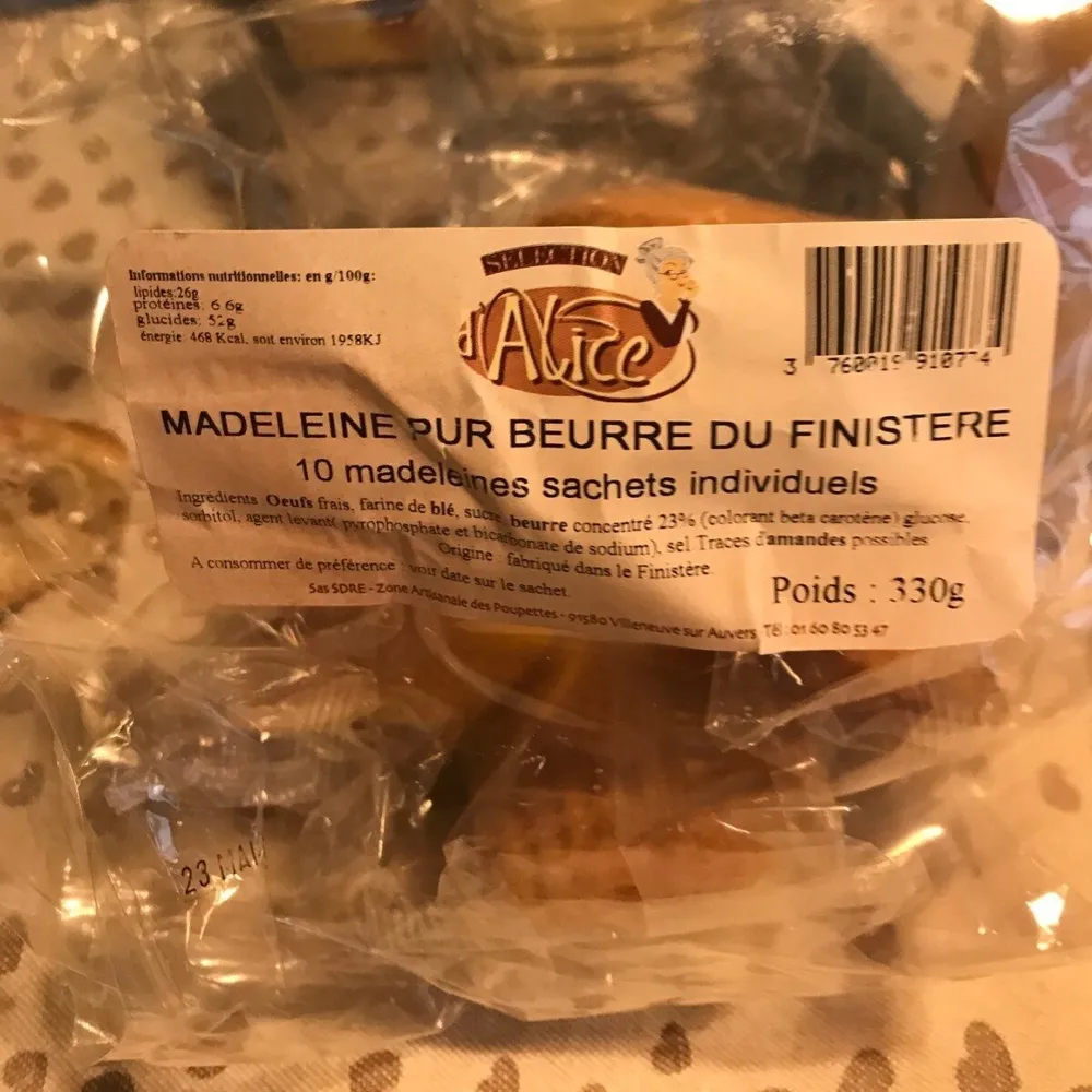 Madeleines pur beurre du Finistère