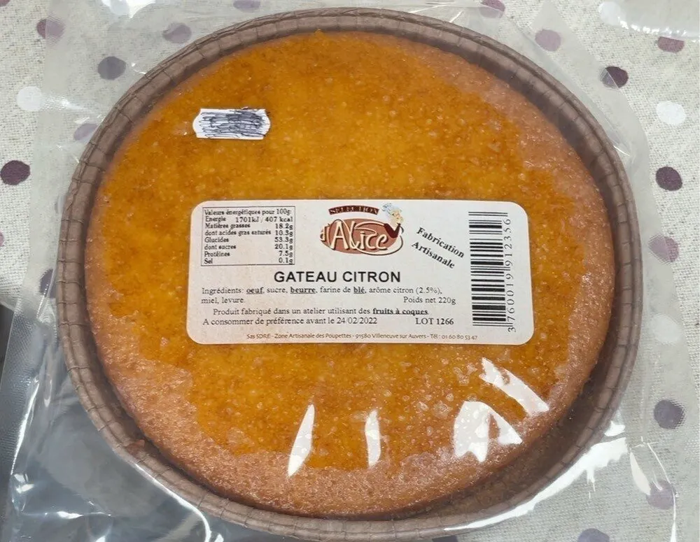Gateau au citron