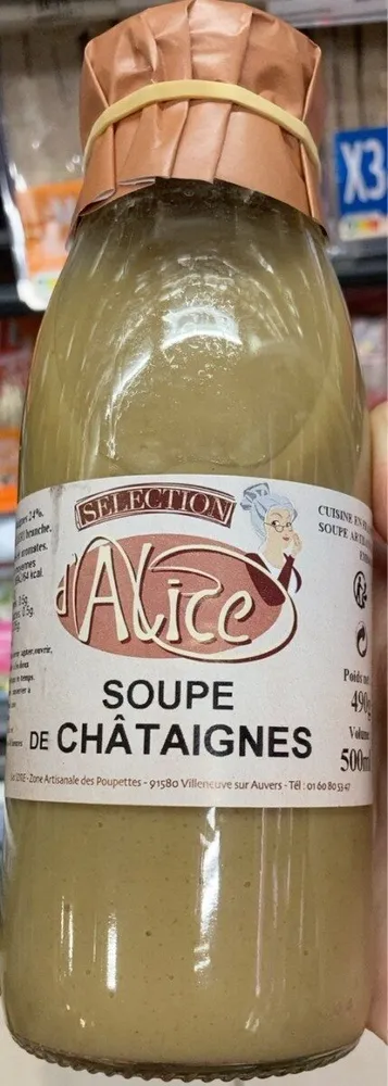 Soupe de chataignes