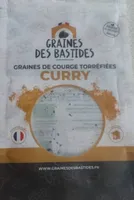 Graines de courge torréfiées au curry