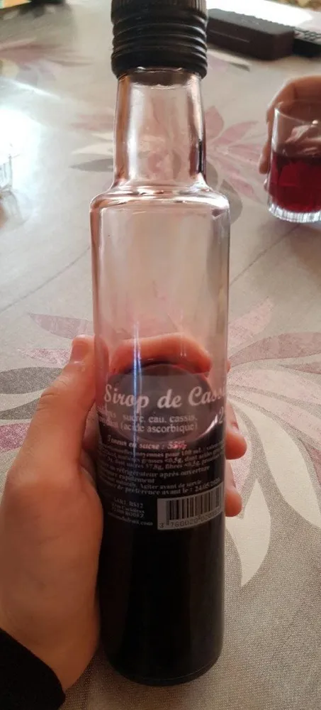 Sirop de cassis