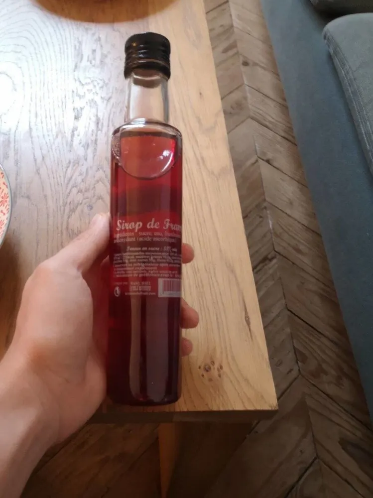 Sirop framboise