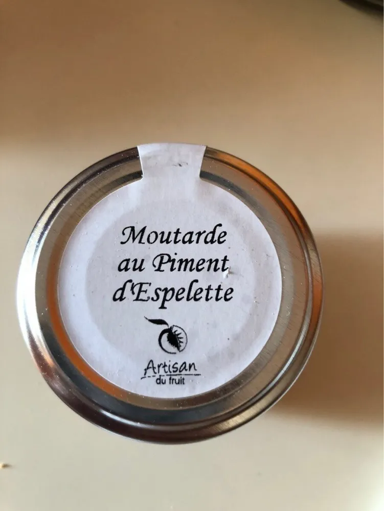 Moutarde au piment d'espelette