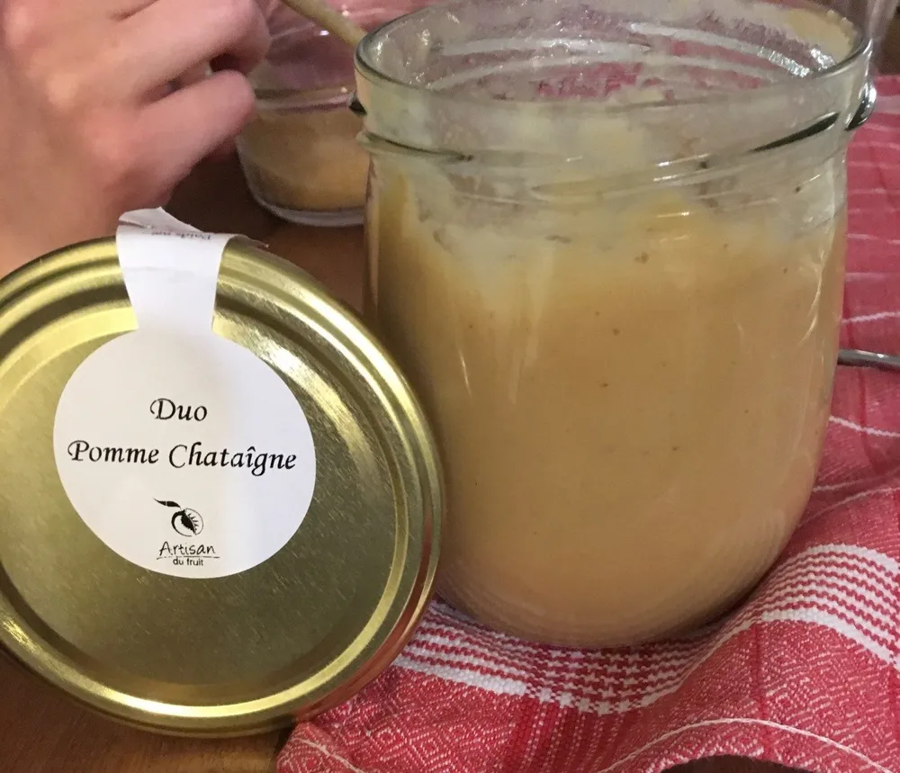 Compote duo pomme chataigne