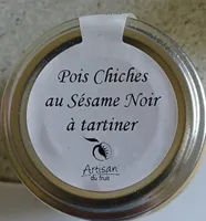 Pois chiches au sésame noir à tartiner