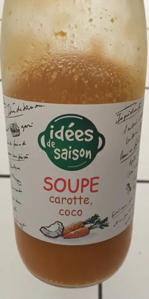 Soupe carotte, coco