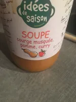 Soupe courge musquée pomme curry