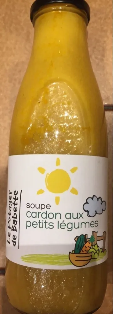Soupe cardon aux petits légumes