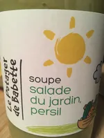 Soupe salade du jardin persil