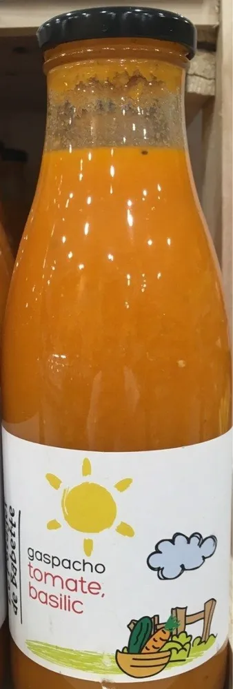 Gaspacho tomate basilic