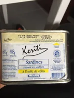 Sardines pauvres en sodium à l'huile de colza