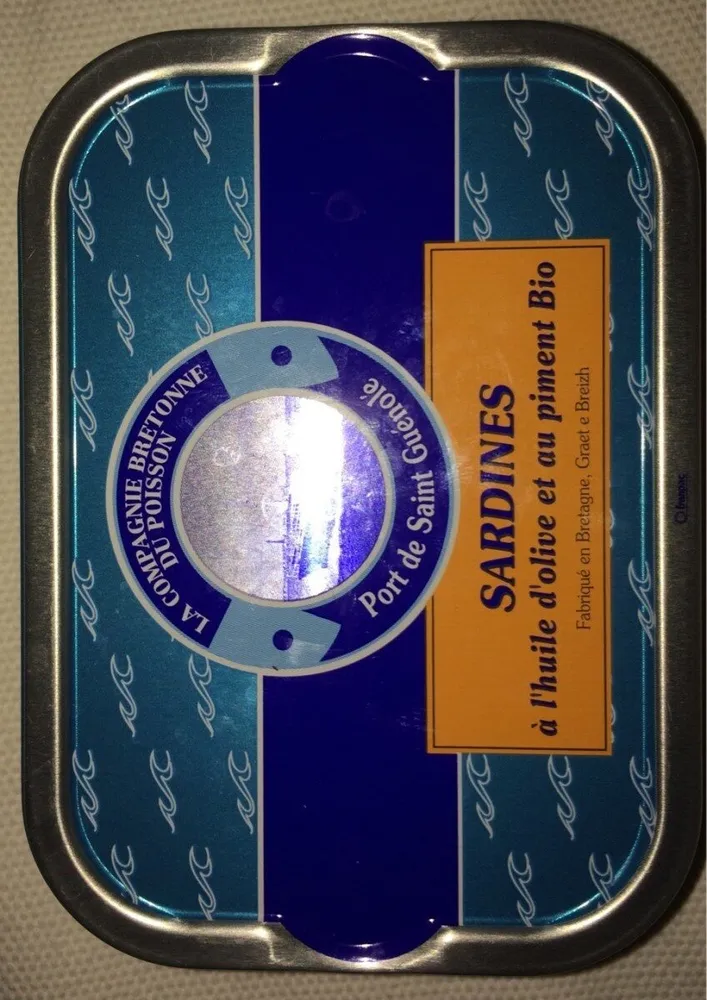 Sardines à l’huile d’olive et au piment Bio