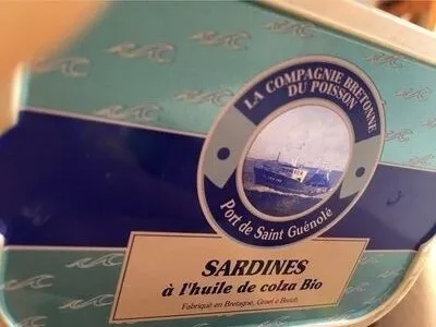 Sardines a l'huile de colza bio