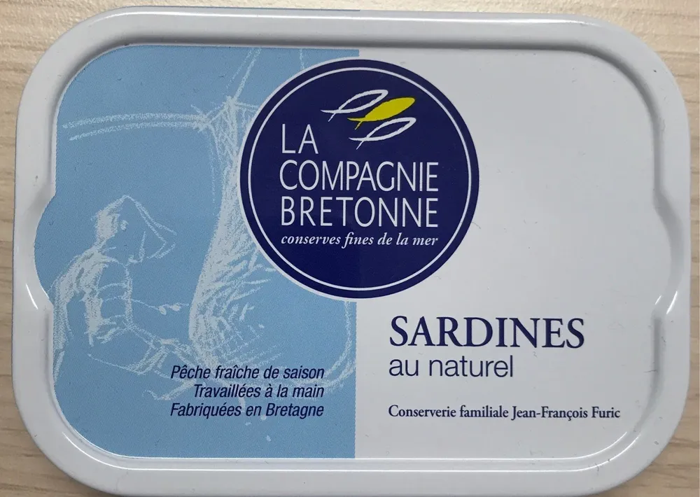 Sardines au naturel