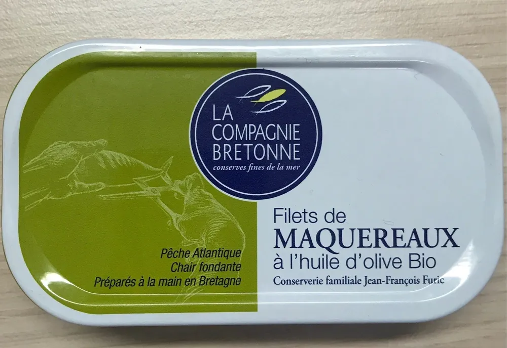 Filets de Maquereaux à l'huile d'olive Bio