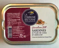 Sardines à l'huile de colza et vadouvan