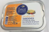 Sardine à l'huile de colza, aux achards et piments
