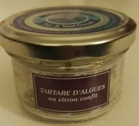 Tartare d'algues au citron confit