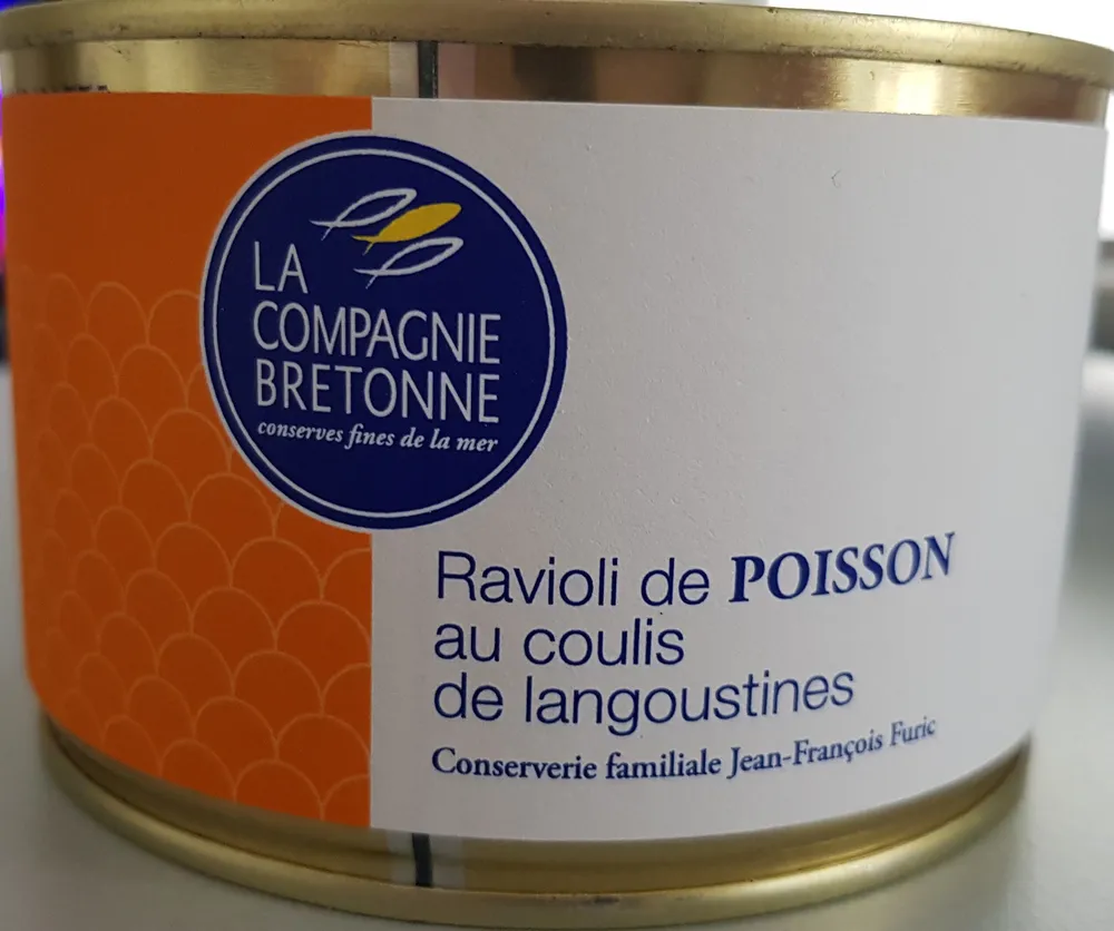 RAVIOLI de POISSON au Coulis de Langoustine