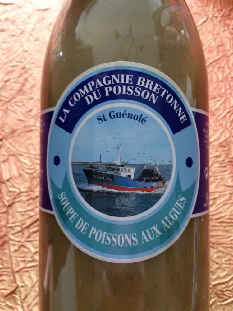 Soupe de poissons aux algues
