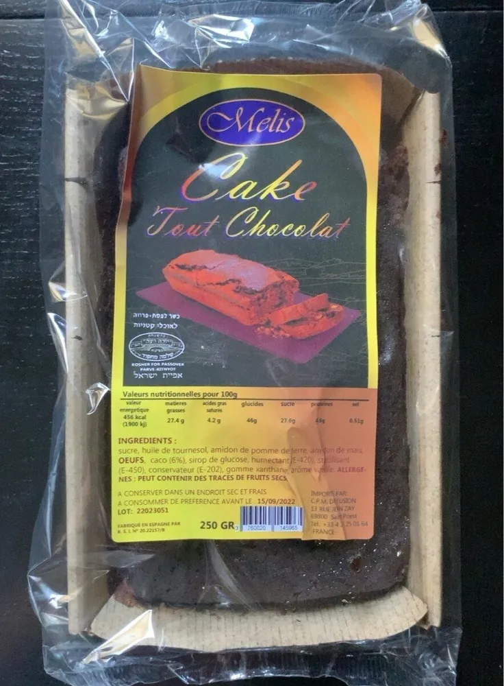 Cake tout chocolat