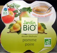 Dessert Biofruits Pomme Poire