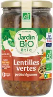 Lentilles cuisinés aux petits légumes