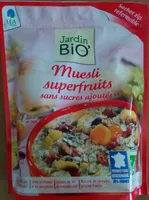 Muesli superfruits sans sucres ajoutés