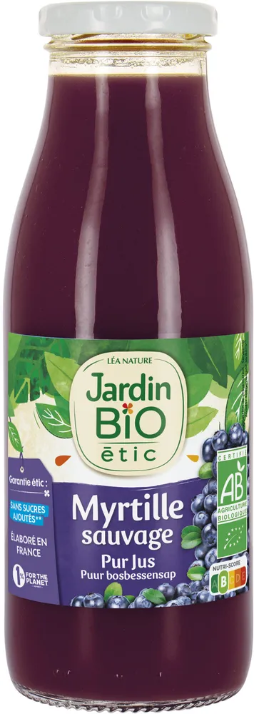Jus de myrtille - 100 % fruit, pur jus