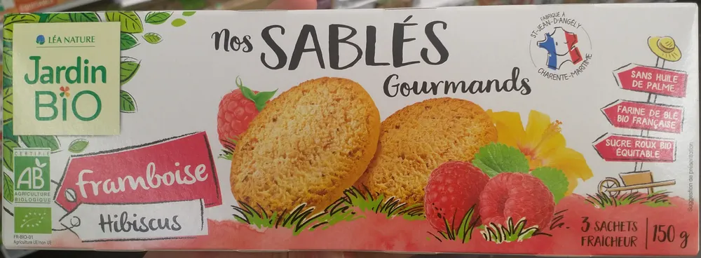 Sablés Framboise hibiscus