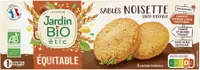 Jardin Bio - Biscuits sablés aux éclats de noisettes et au sirop d'érable bio