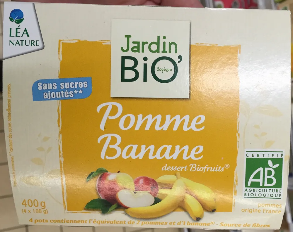 Pomme Banane dessert Biofruits