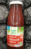 Pur jus de grenade non filtré