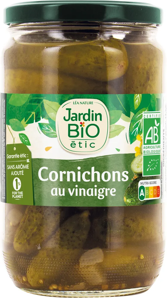 Cornichons au vinaigre de cidre