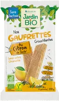 Fines gaufrettes citron de sicile