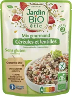 Céréales et lentilles
