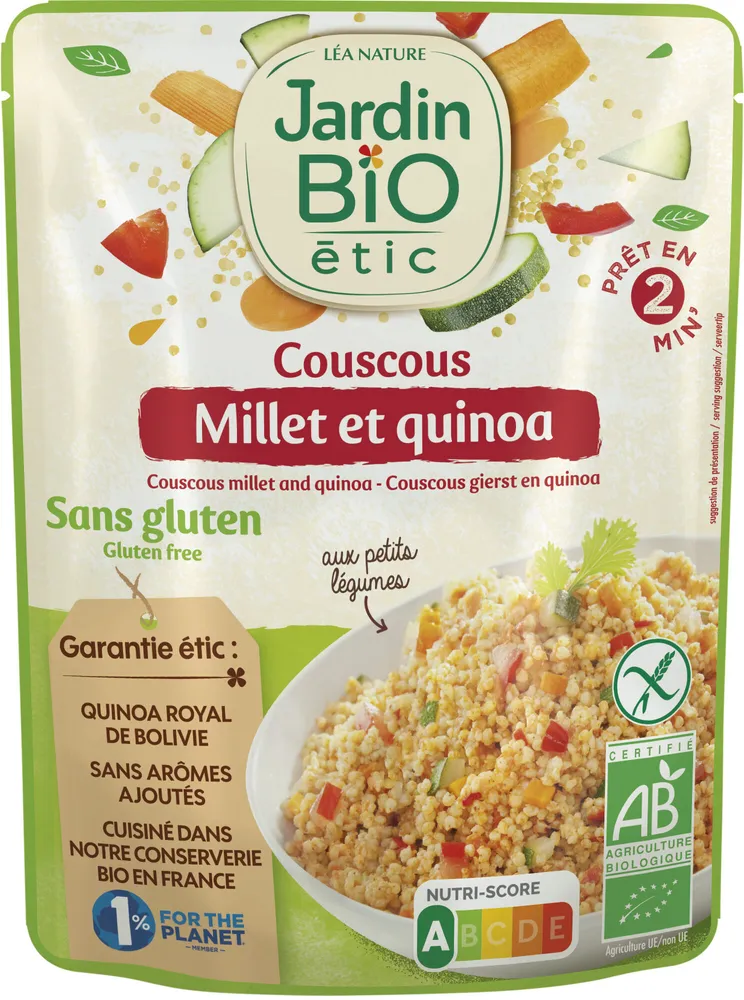 Coucous légumes millet et quinoa