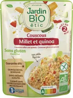 Coucous légumes millet et quinoa