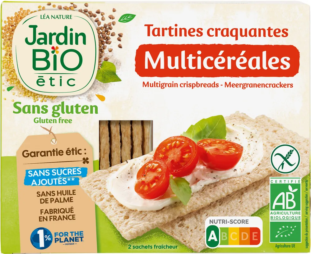 Tartines craquantes Multicéréales