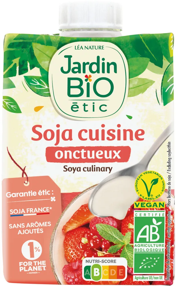 Jardin Bio - Soja cuisine onctueux