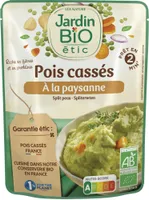 Pois cassés à la paysanne Bio - 300 g - Jardin Bio