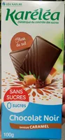 Chocolat noir fleur de sel saveur caramel