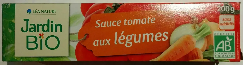 Sauce tomate aux légumes bio