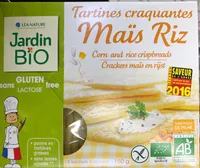 Tartines craquantes Maïs Riz