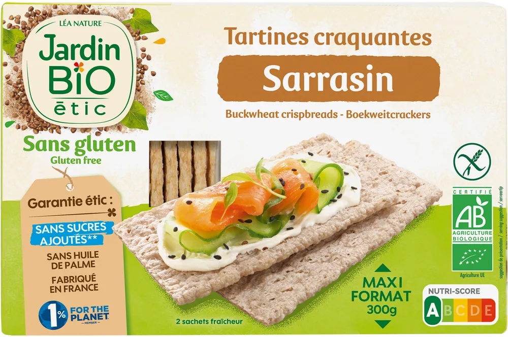 Tartines craquantes sarrasin