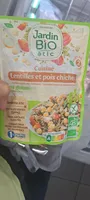 Cooked lentils and chickpeas (Jardin Bio)