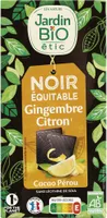 Chocolat noir Gingembre citron