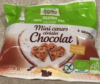 Mini coeurs cereales chocolat